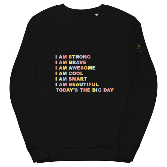 Organic Affirmations Sweatshirt- Unisex organic sweatshirt