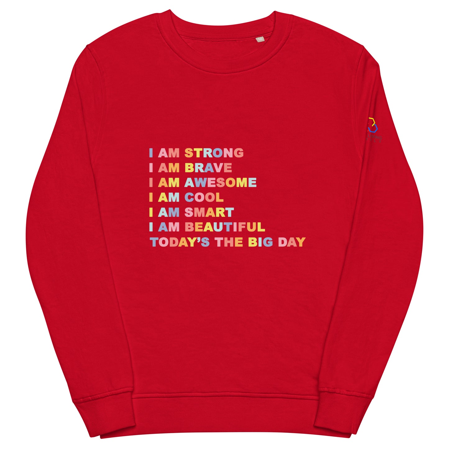Organic Affirmations Sweatshirt- Unisex organic sweatshirt