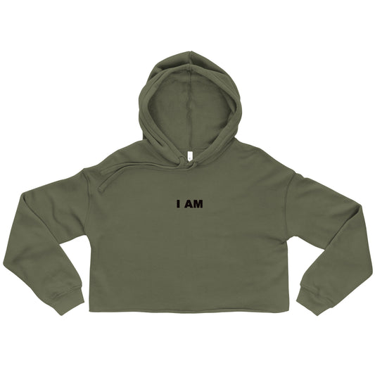 I AM Women's Crop Hoodie