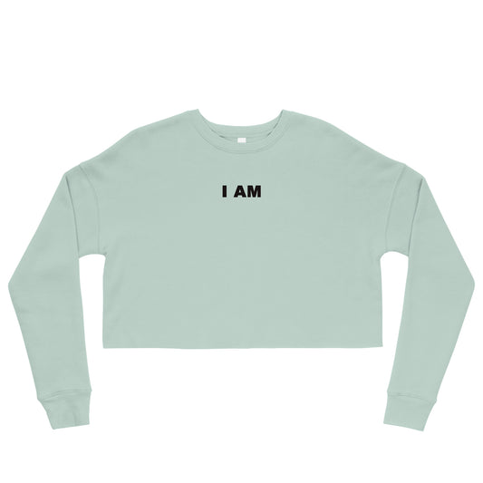 I AM Women's Crop Sweatshirt