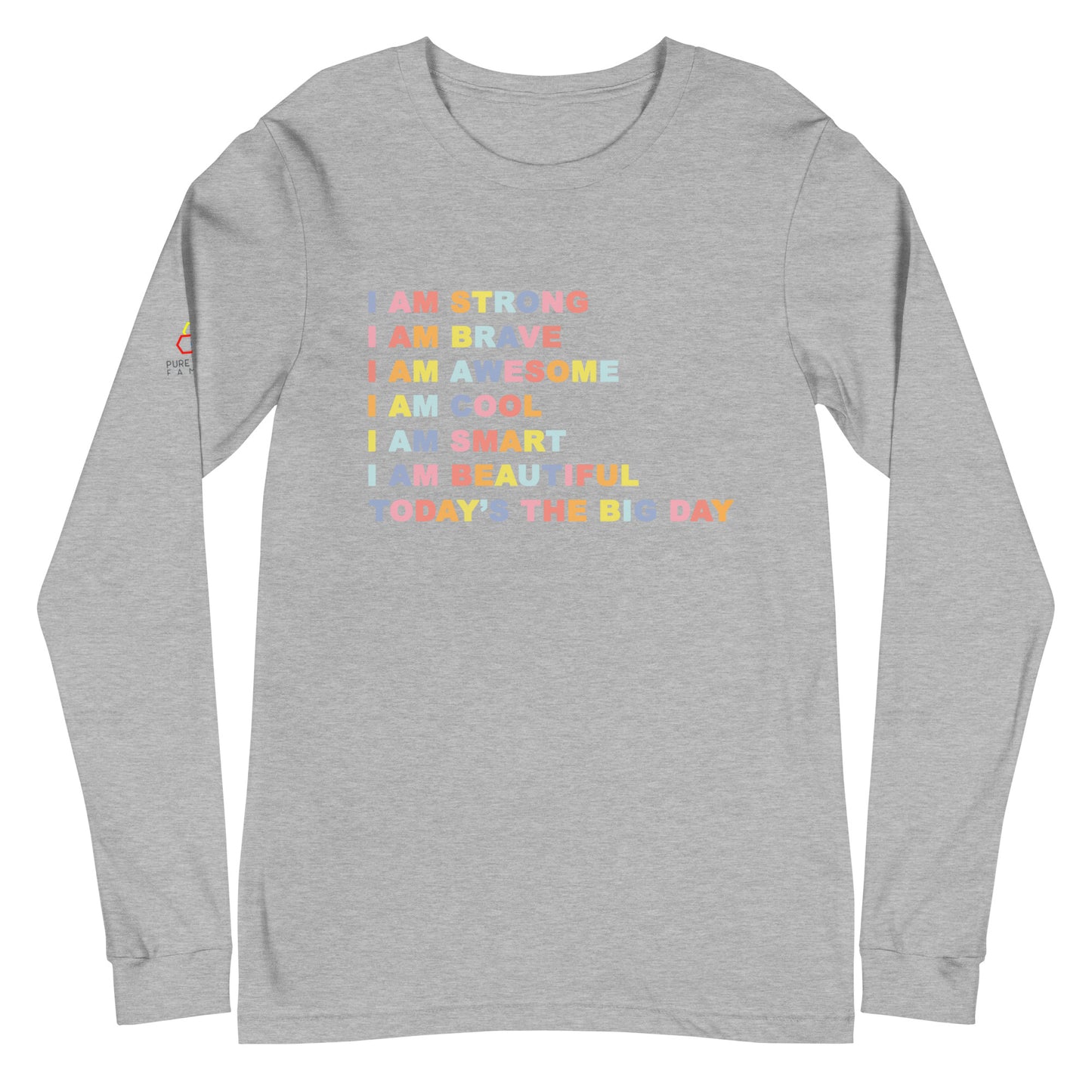Adult Unisex "I AM" Affirmation Long Sleeve Tee