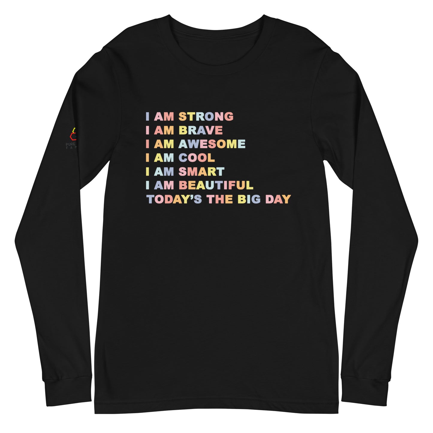 Adult Unisex "I AM" Affirmation Long Sleeve Tee
