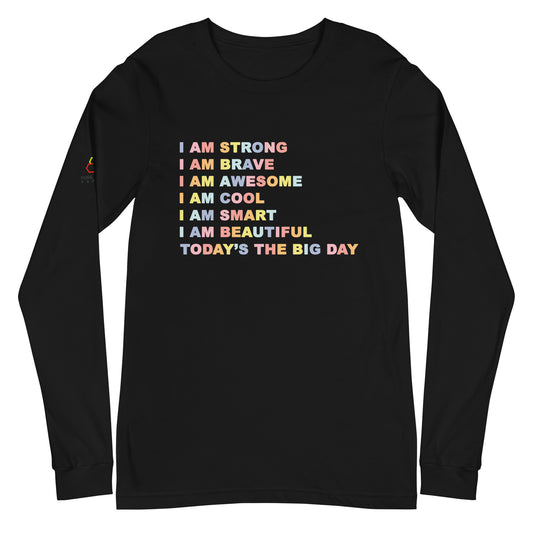 Adult Unisex "I AM" Affirmation Long Sleeve Tee