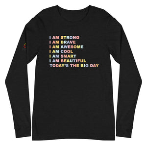 Adult Unisex "I AM" Affirmation Long Sleeve Tee
