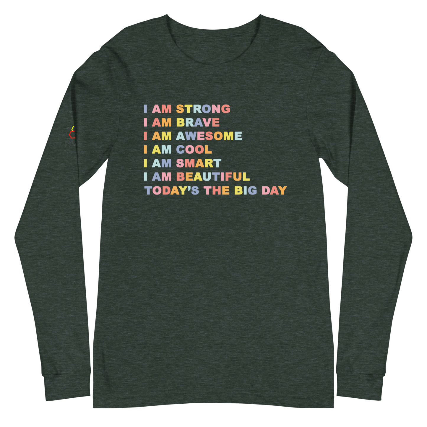 Adult Unisex "I AM" Affirmation Long Sleeve Tee