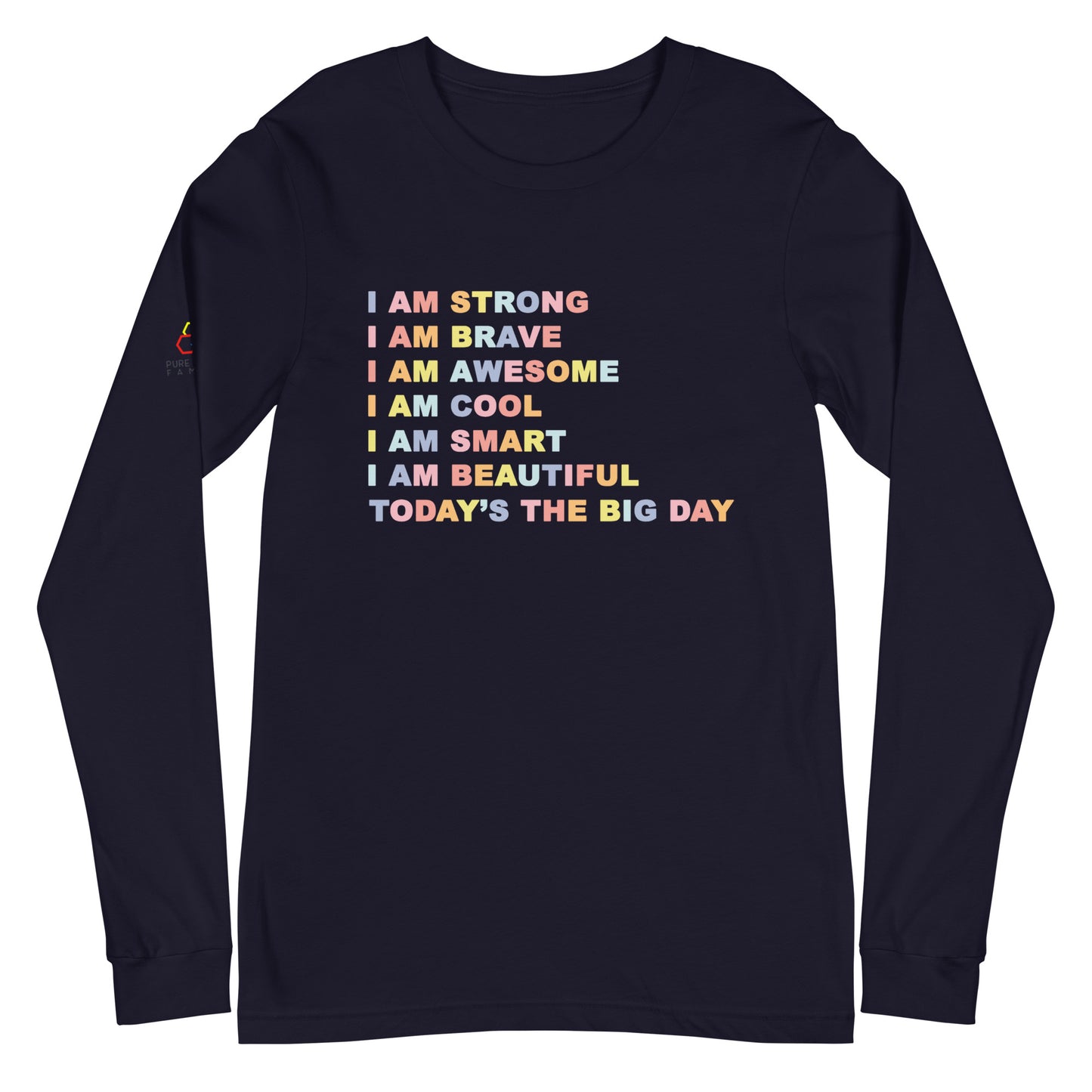 Adult Unisex "I AM" Affirmation Long Sleeve Tee