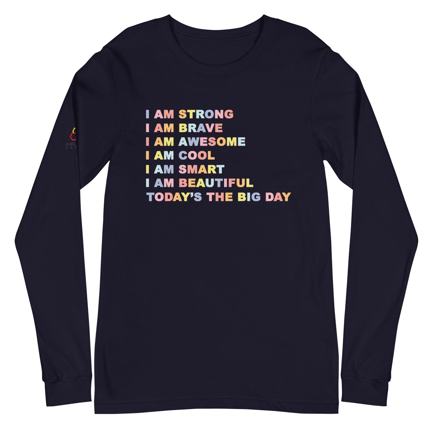 Adult Unisex "I AM" Affirmation Long Sleeve Tee