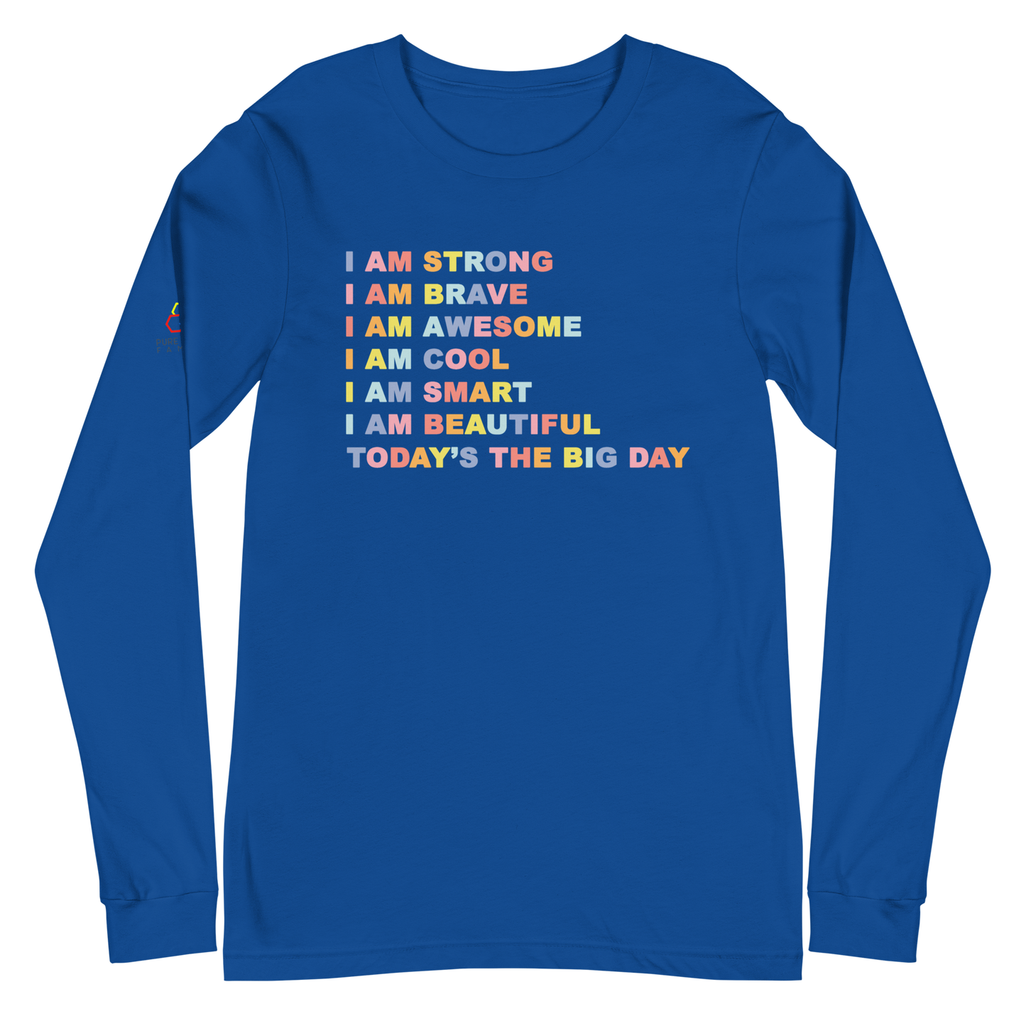 Adult Unisex "I AM" Affirmation Long Sleeve Tee