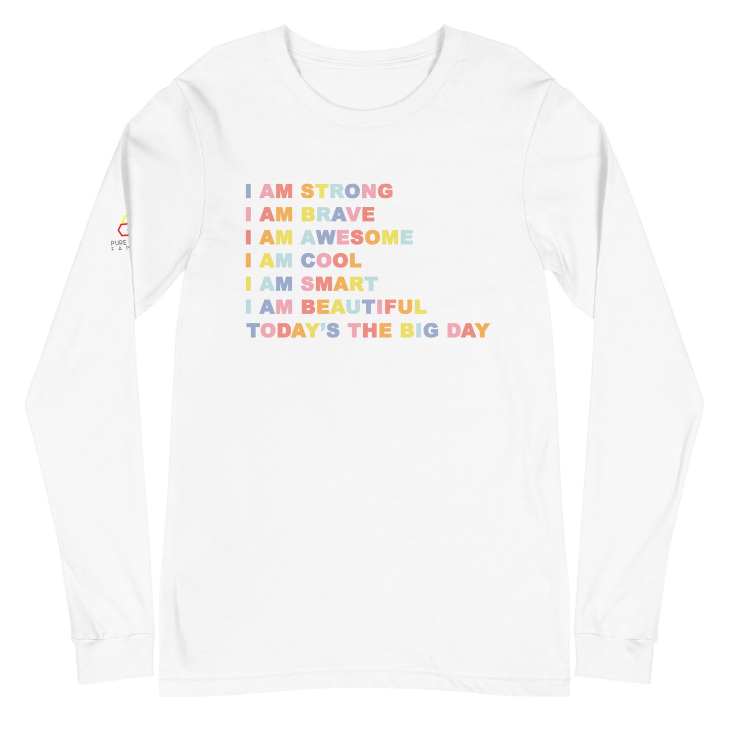 Adult Unisex "I AM" Affirmation Long Sleeve Tee