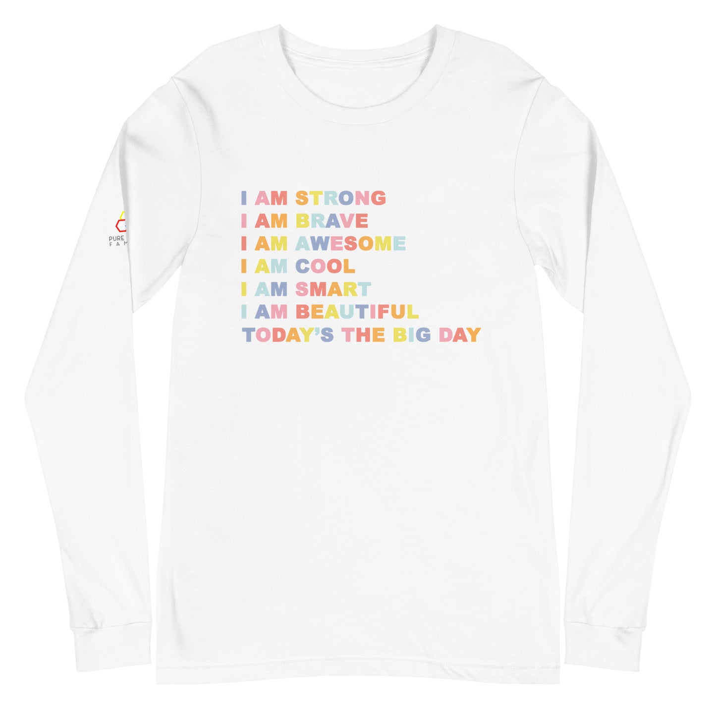 Adult Unisex "I AM" Affirmation Long Sleeve Tee