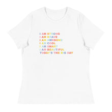 Load image into Gallery viewer, Women&#39;s &quot;I AM&quot; Affirmation T-Shirt
